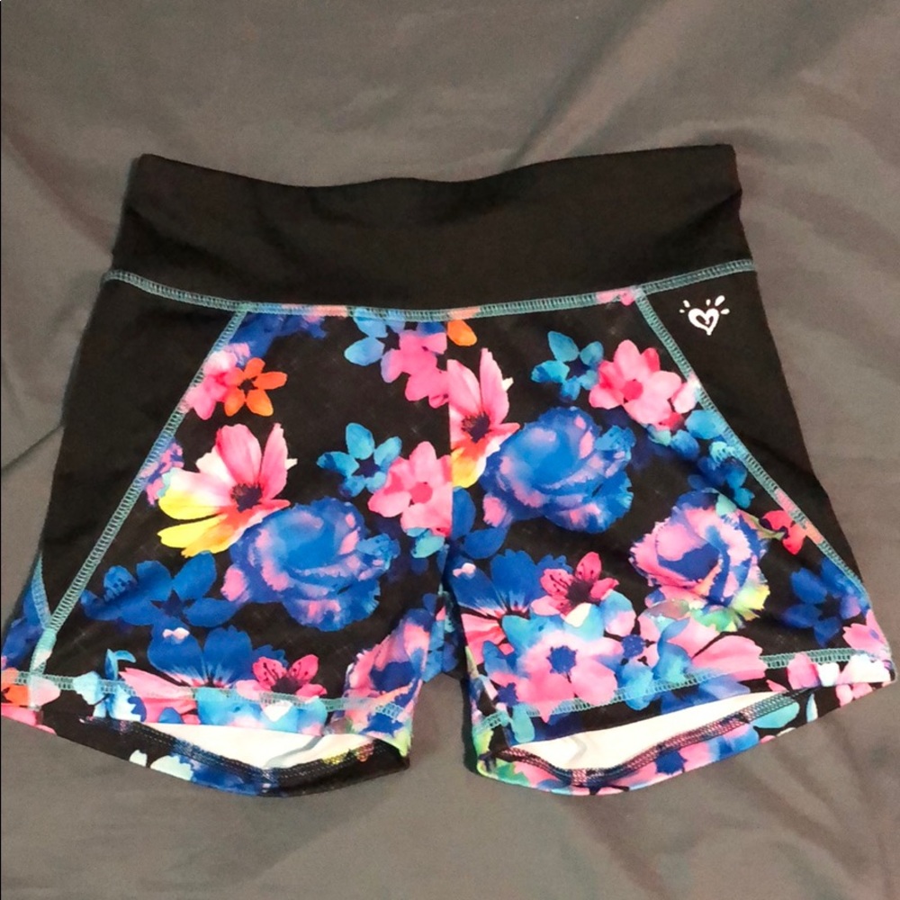 Justice girls athletic shorts